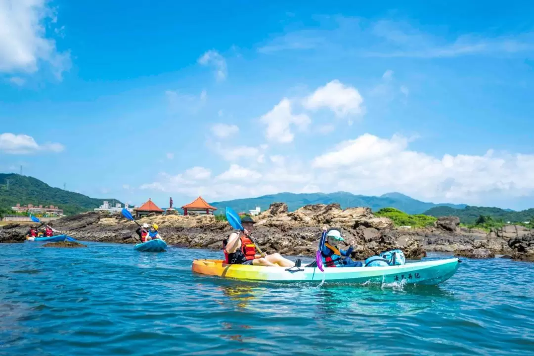 新北貢寮: 澳底金銀島 - 海島舟記 - SUP / 獨木舟 / 浮潛 / 單眼攝影