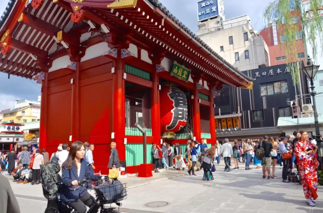 東京淺草家庭旅客最愛觀光美食日間導覽之旅