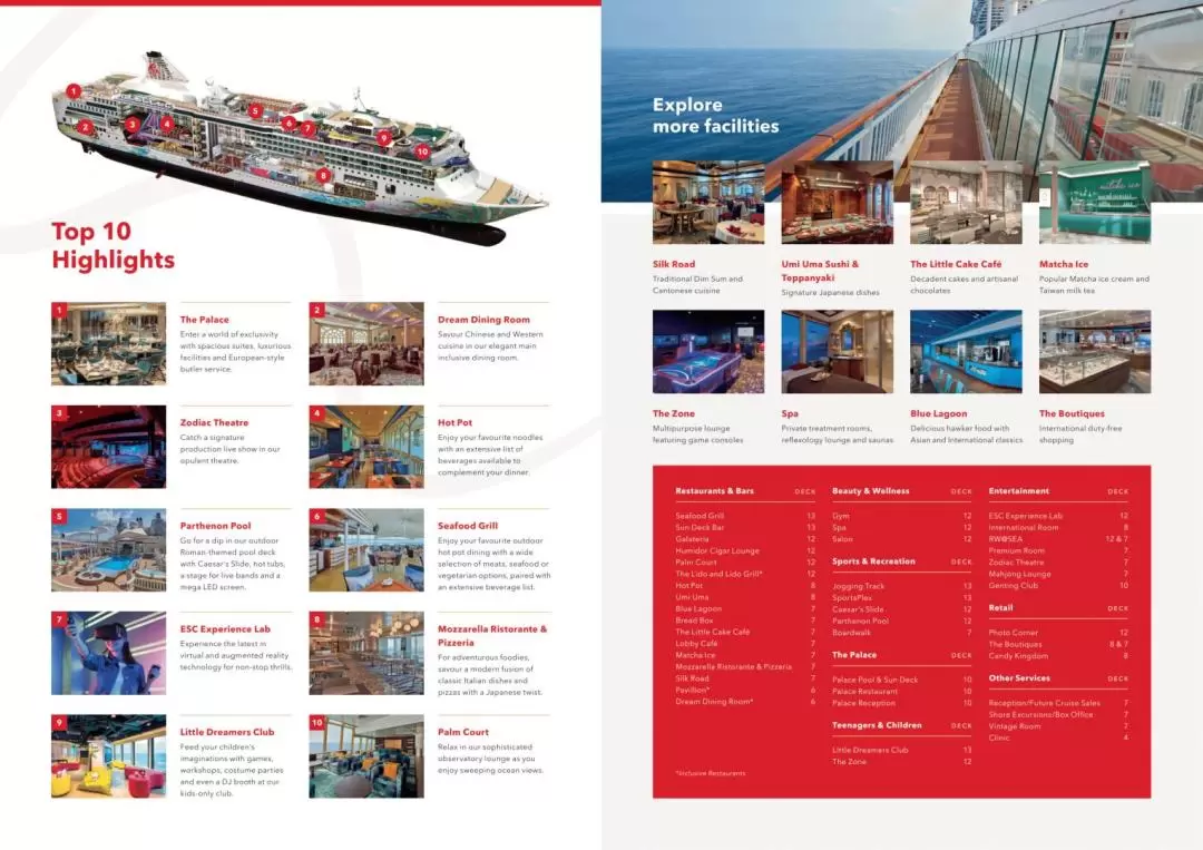 Resorts World One Hong Kong, Japan Okinawa and Hainan Sanya by Resorts World Cruises