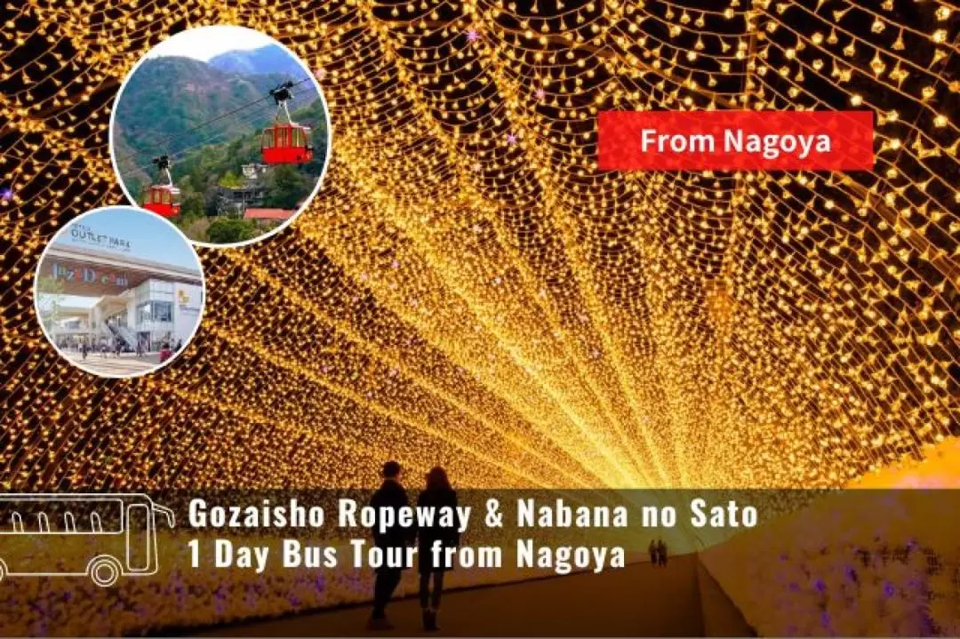 Gozaisho Ropeway & Nabana no Sato One Day Tour from Nagoya