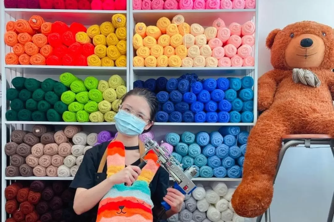 新加坡簇絨（Tufting）製作體驗（Anna Craft Creative提供）