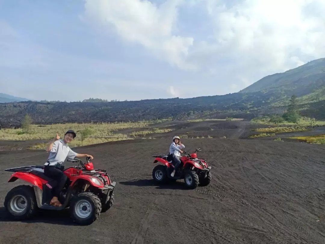 バトゥール山 黒色溶岩or日の出 ATV4輪バギーツアー（バリ）