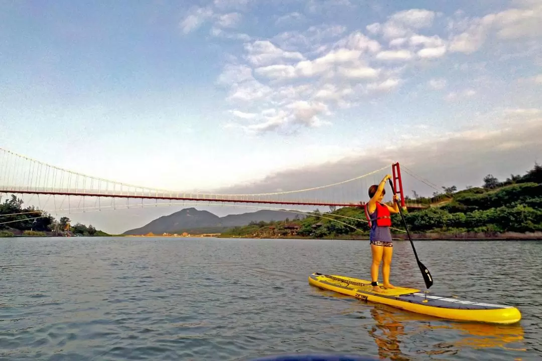 Stand Up Paddleboarding at Shuang River from Fulong Beach