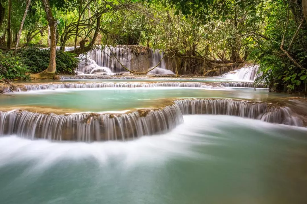 Kuang Si Waterfall Shared Minibus Ticket