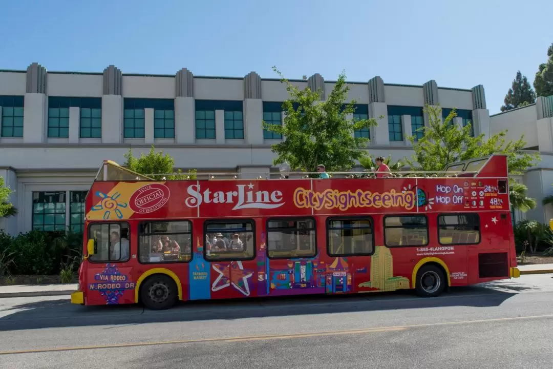 洛杉矶＆好莱坞 City Sightseeing 随上随下巴士票