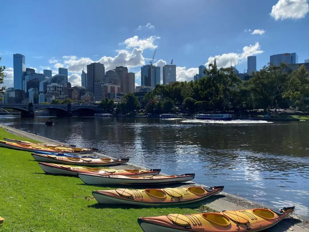 Yarra River Kayak Tour with Eureka Skydeck Entry in Melbourne