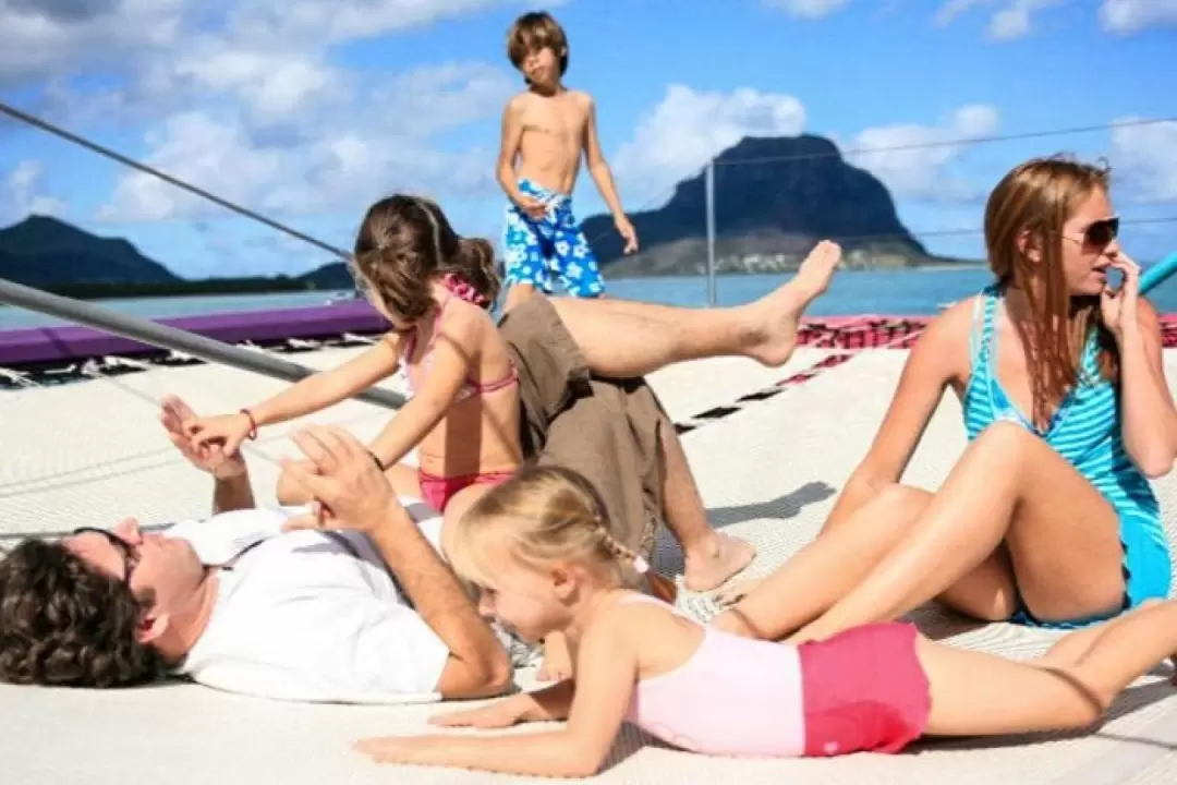 Iconic Catamaran Dolphin Cruise in Mauritius