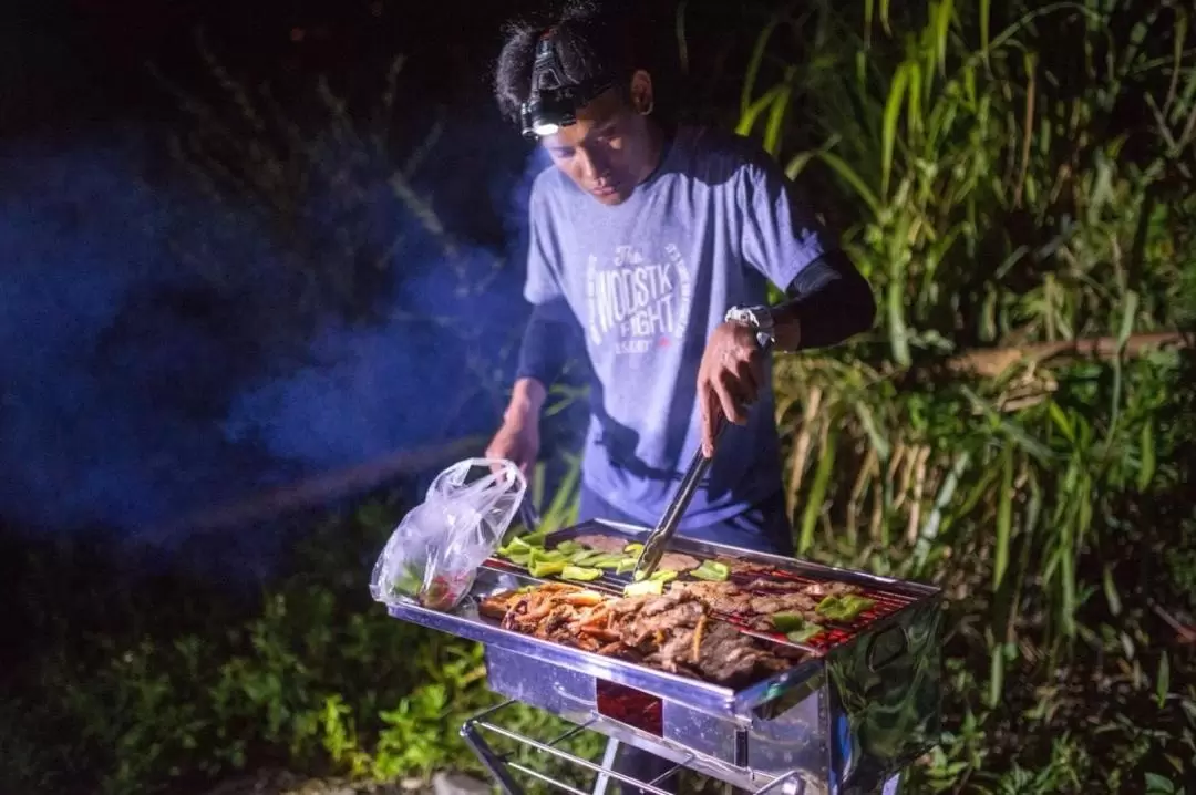 夜のエビ釣り・BBQ体験（花蓮）