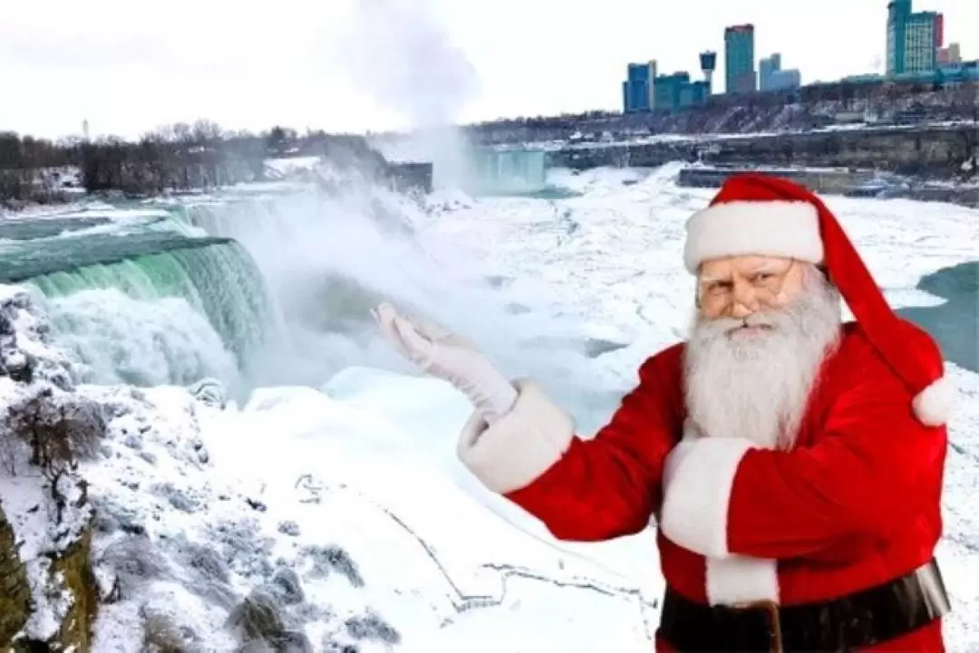 New York, Niagara Falls Christmas 2-Hour Tour with Santa