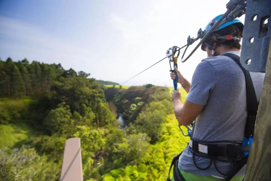 Umauma Falls Zipline Experience in Big Island