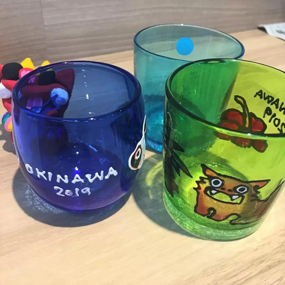 日本琉球玻璃杯繪製體驗