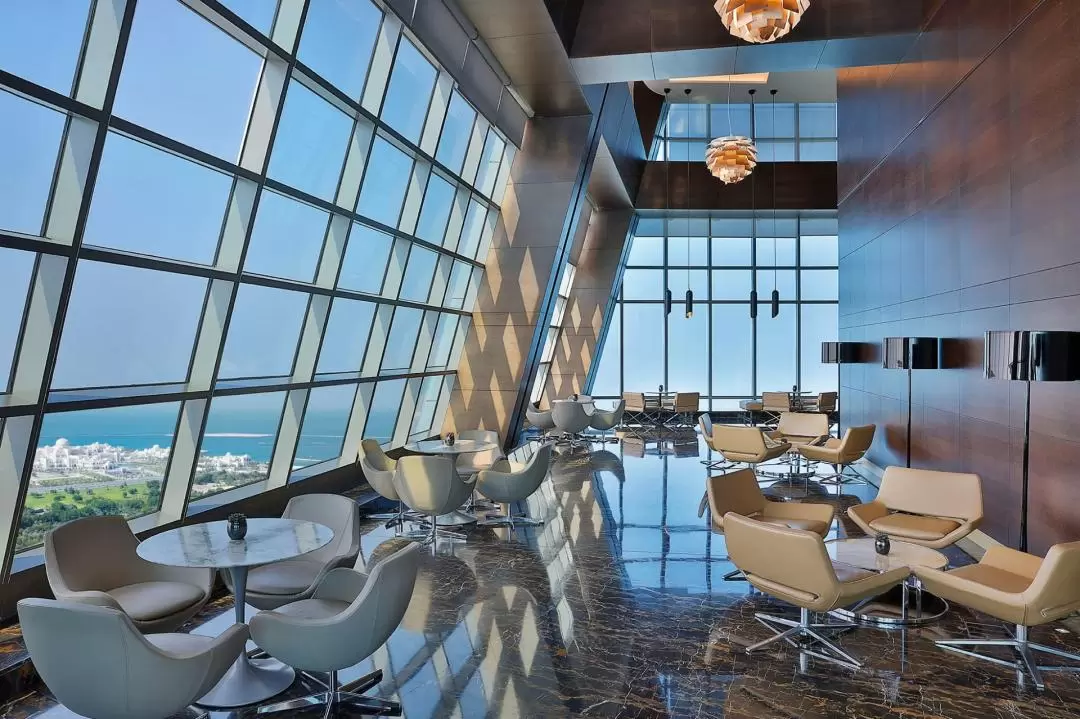 Etihad Tower Observation Deck with Light Snack in Abu Dhabi 