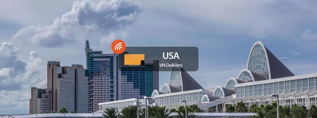 アメリカ オーランド 4G Wi-Fi（ベトナム宅配受取）