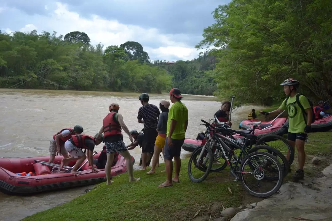 Green Kiulu Fun Cycling and Kiulu Rafting in Sabah