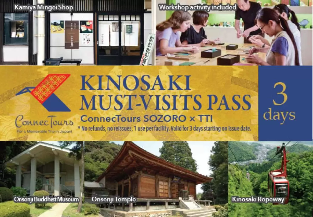 Kinosaki Must-Visits 3 Days Pass