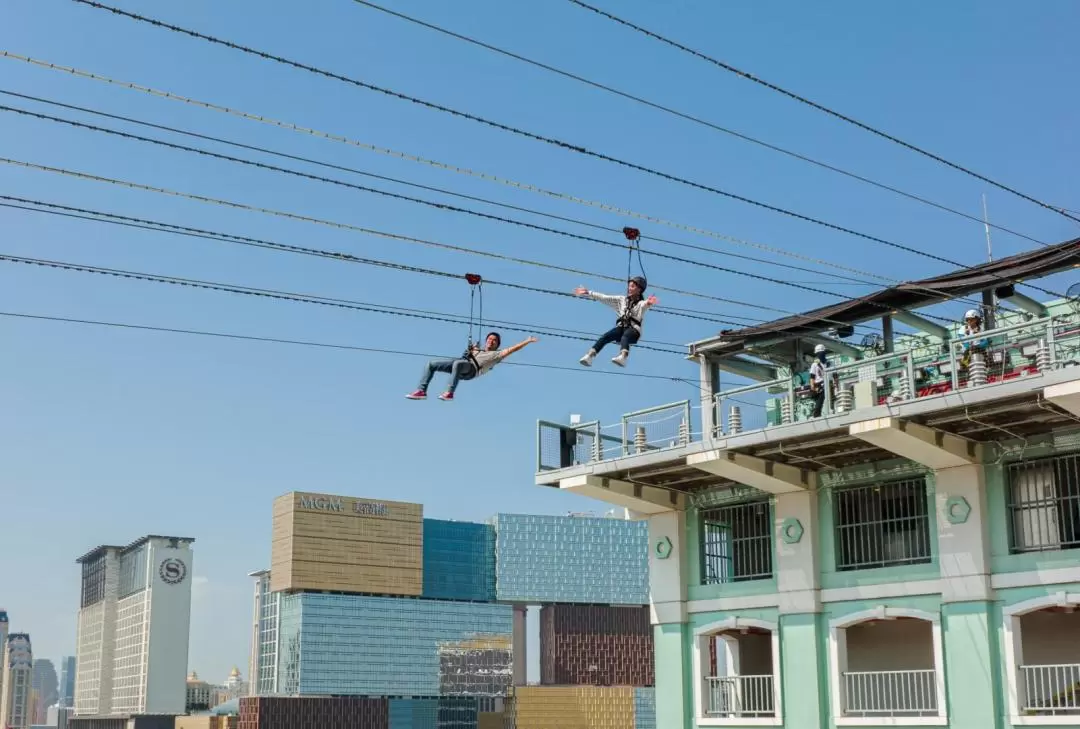 Macau Zipcity - Asia Pacific first urban zipline attraction