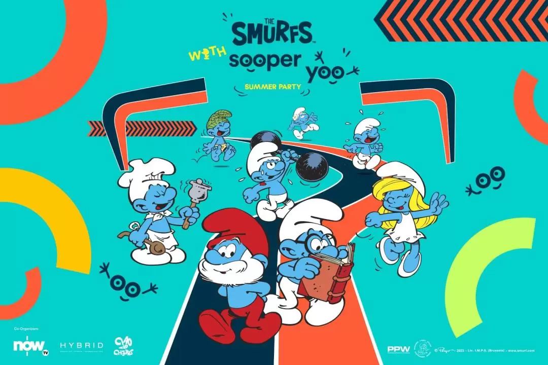 The Smurfs with Sooper Yoo Summer Party