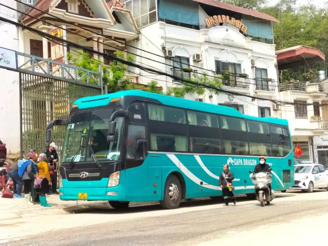 共乘城市接送 河內 - 沙壩 Sapa Dragon Bus 卧鋪巴士