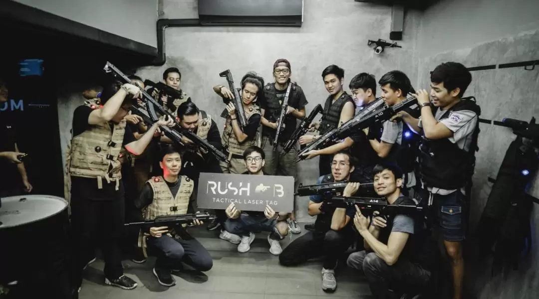曼谷 Rush B 雷射槍戰體驗