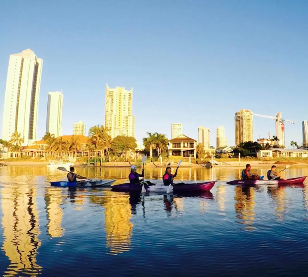 Surfers Paradise Sunset Kayak Adventure in Gold Coast