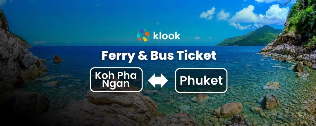 Ferry & Bus Ticket between Koh Pha Ngan and Phuket by Lomprayah