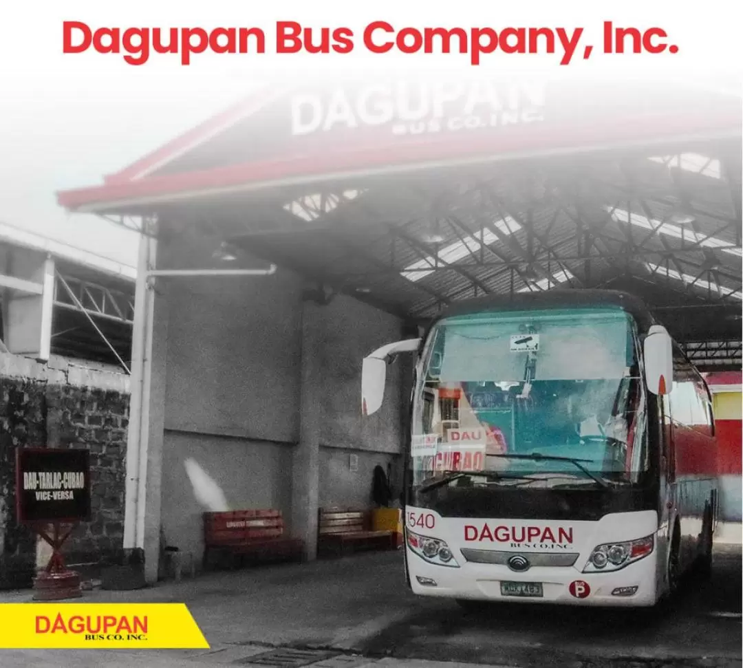 マニラ⇒ボリナオ バス乗車チケット（Dagupan Bus提供）