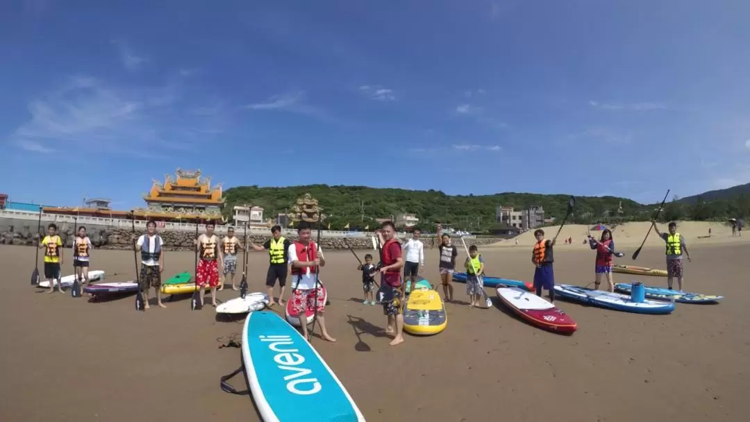 Stand Up Paddleboarding at Shuang River from Fulong Beach