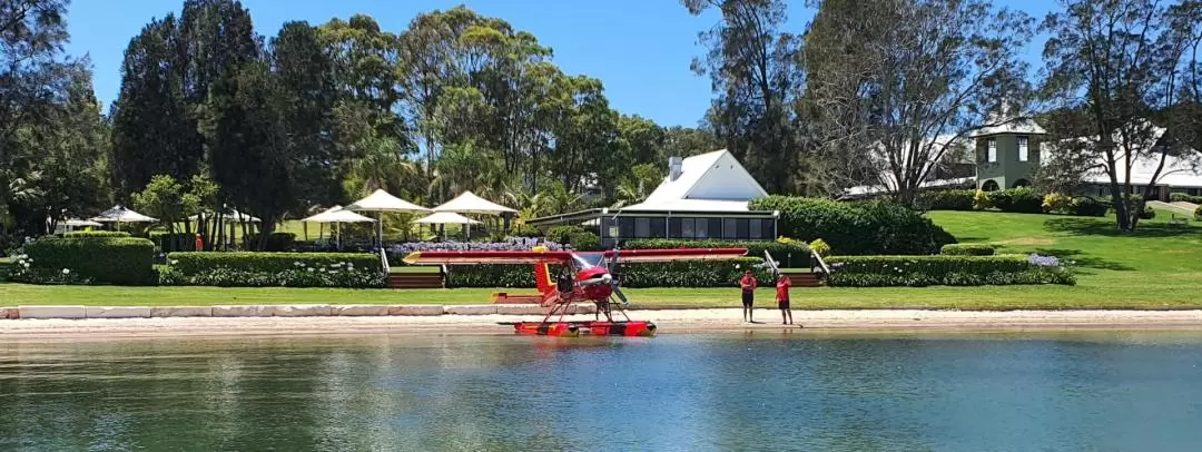 Private Seaplane Flight over South Lake Macquarie