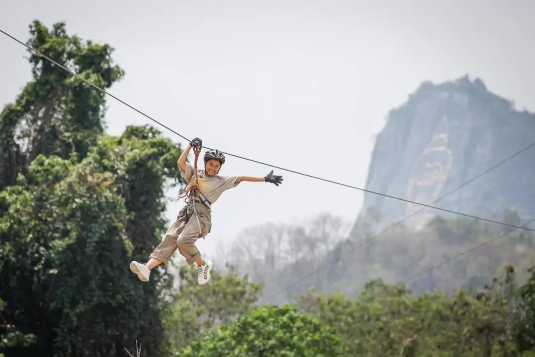 Tarzan Adventure Pattaya 的滑索套餐