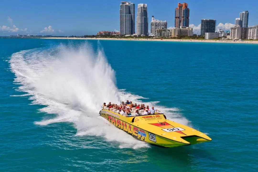 Thriller Miami Speedboat Tour