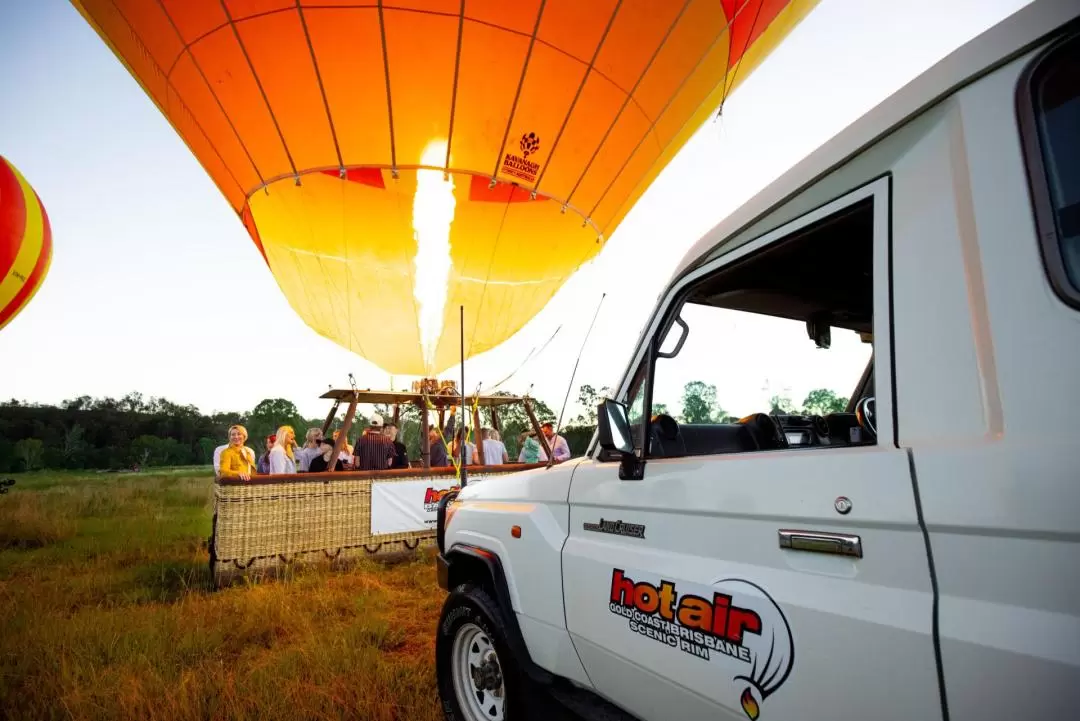 Hot Air Balloon, Meet Alpaca's and Vineyard Breakfast in Gold Coast