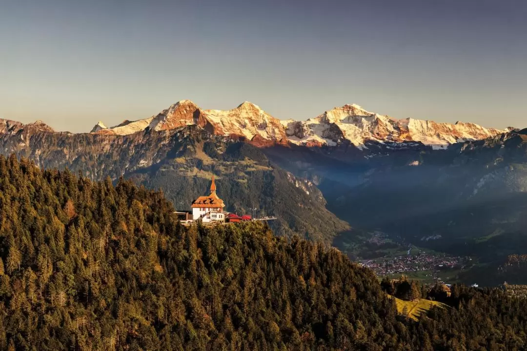 Harder Kulm - Top of Interlaken Funicular Ticket 