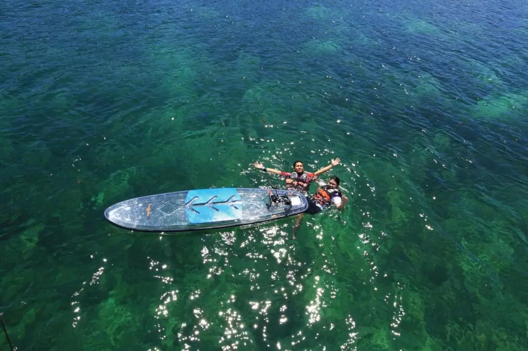 Fishing, Snorkeling and Stand Up Paddle Boarding with Dining on Boat in Kota Kinabalu