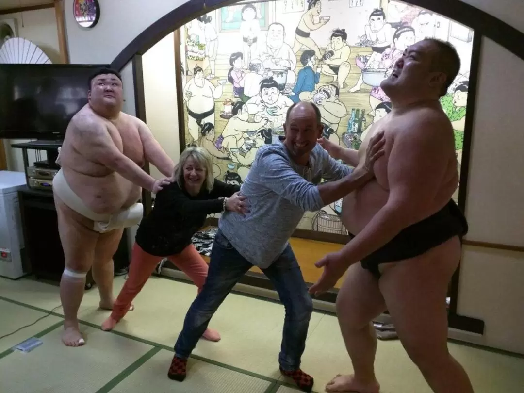 Sumo Experience & Chanko Hot Pot Dinner in Tokyo