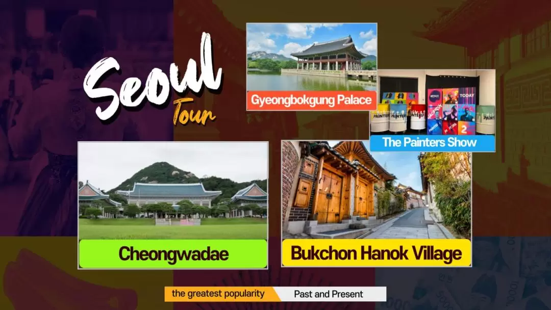 Gyeongbokgung / Hanbok / N SeoulTower/ Painters Day and Private Tour