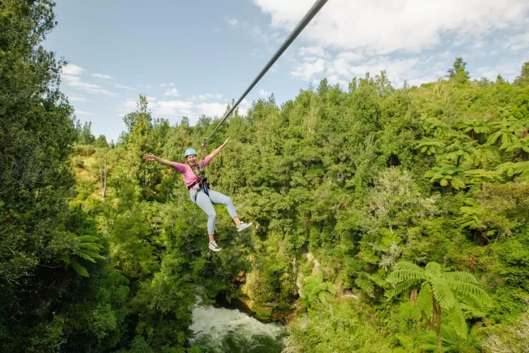 Okere Falls Zipline Experience in Rotorua