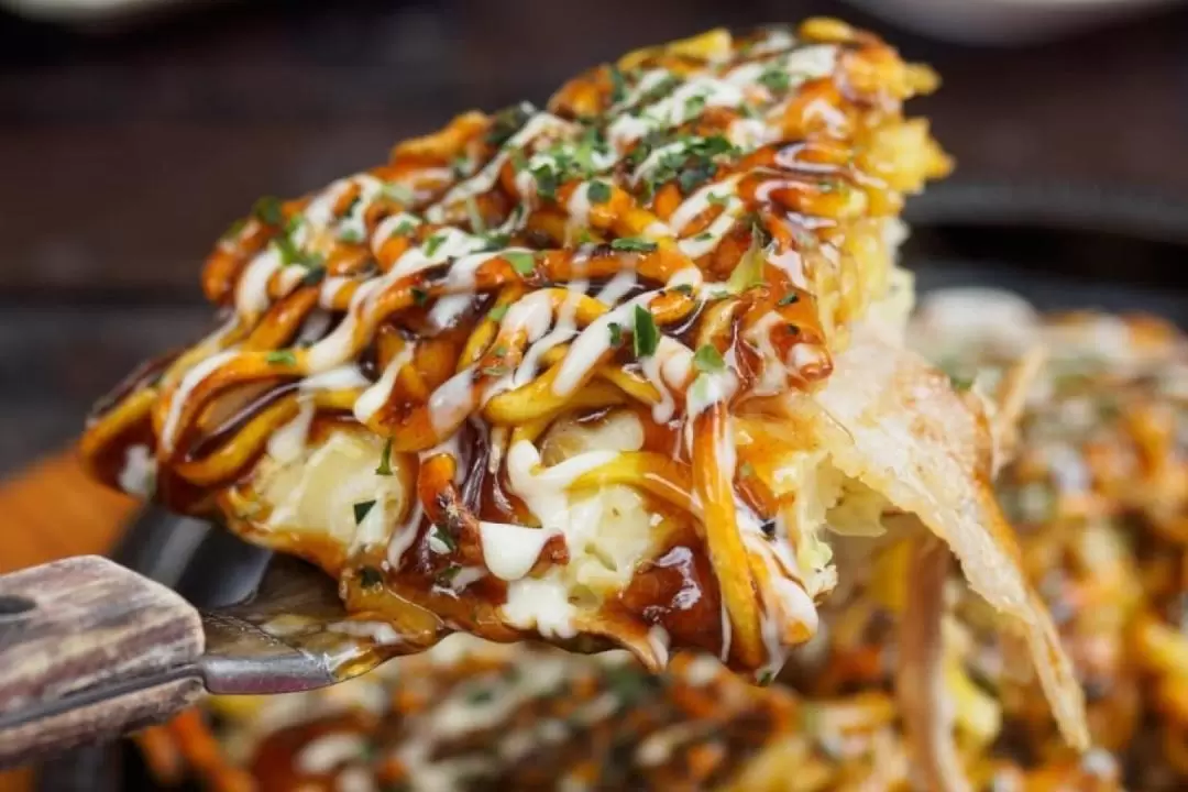 Osaka City, Okonomiyaki Tasting Private Half Day Tour