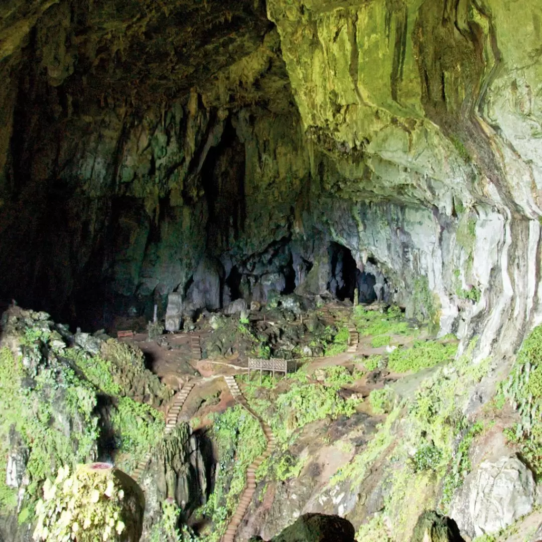 Caving and Semenggoh Wildlife Centre or Annah Rais Longhouse Tour in Kuching