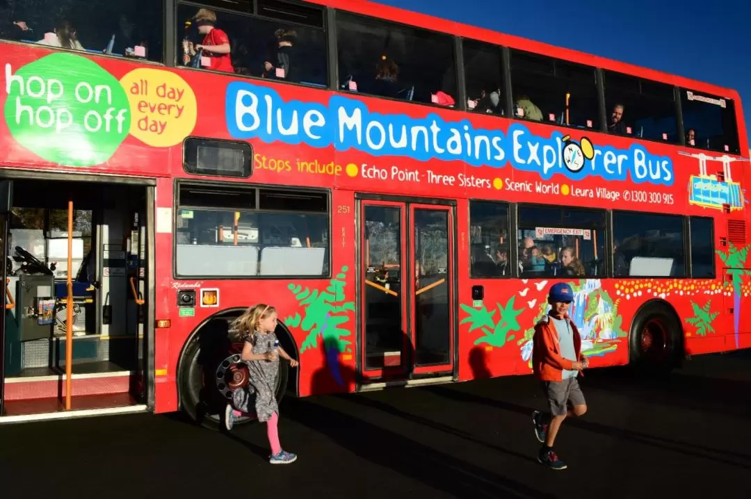 Blue Mountains Hop-On-Hop-Off Bus Pass with optional Scenic World Tickets