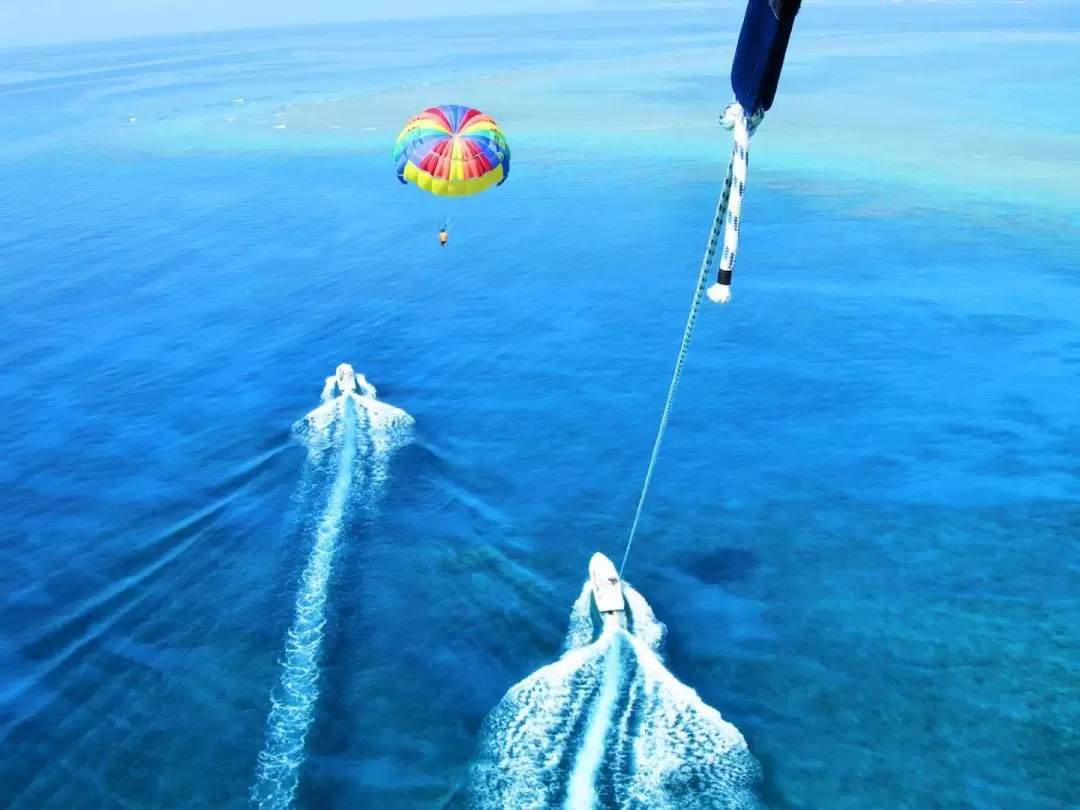 沖繩海上拖曳傘體驗（那霸／北部本部町出發）