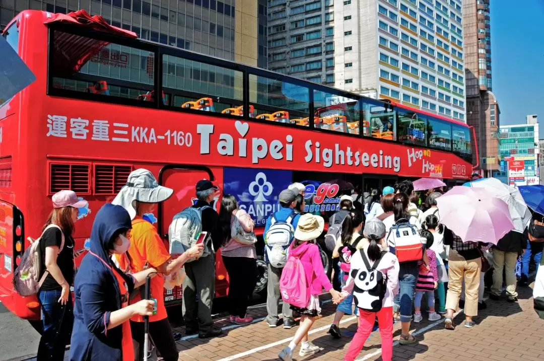 Taipei Double Decker Sightseeing Bus Ticket