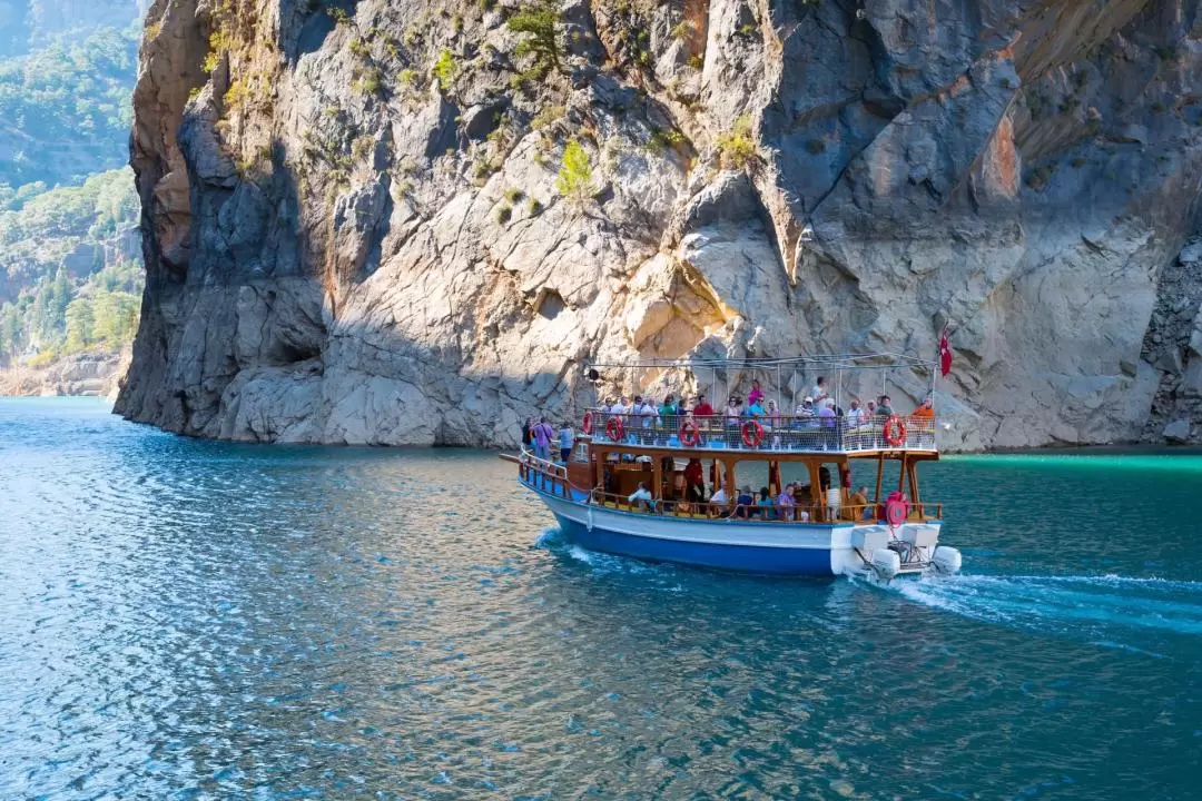 Green Canyon Boat Trip with Lunch and Drinks from Antalya