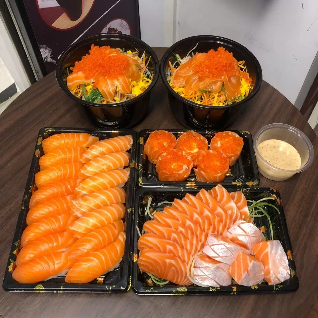 【Supper Recommendation】LongLongLong Catering｜Salmon Party Platter｜Sashimi Platter｜Sushi Course｜Takeaway