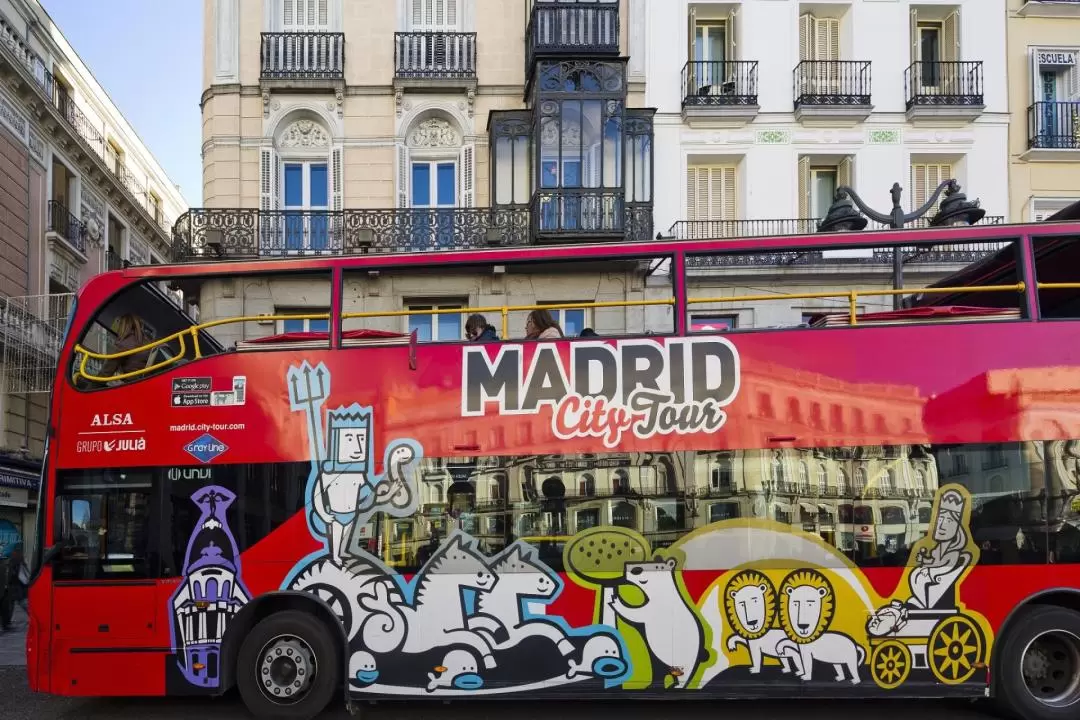 Madrid City Hop-On Hop-Off Bus Tour