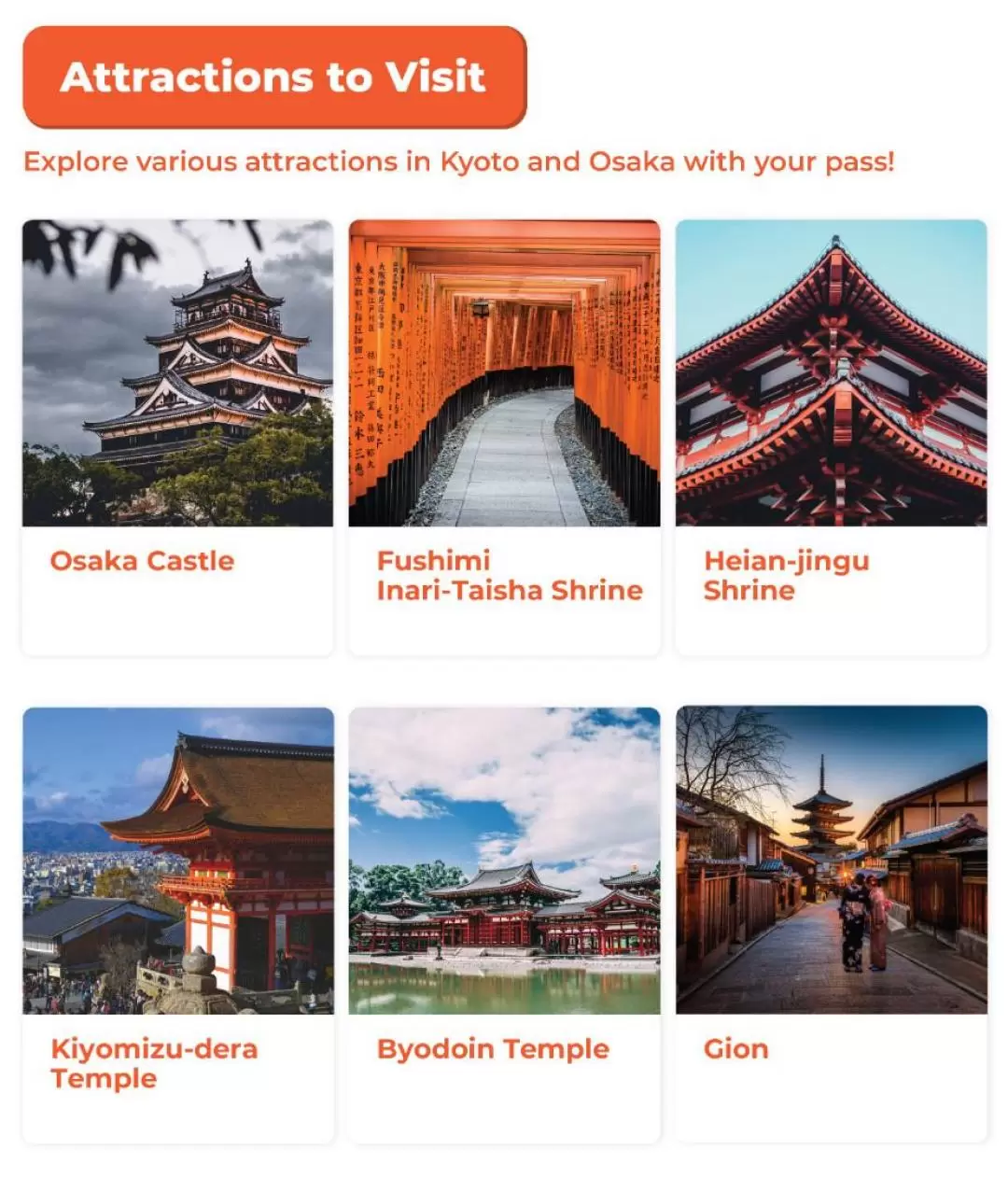 Kyoto & Osaka Sightseeing Pass