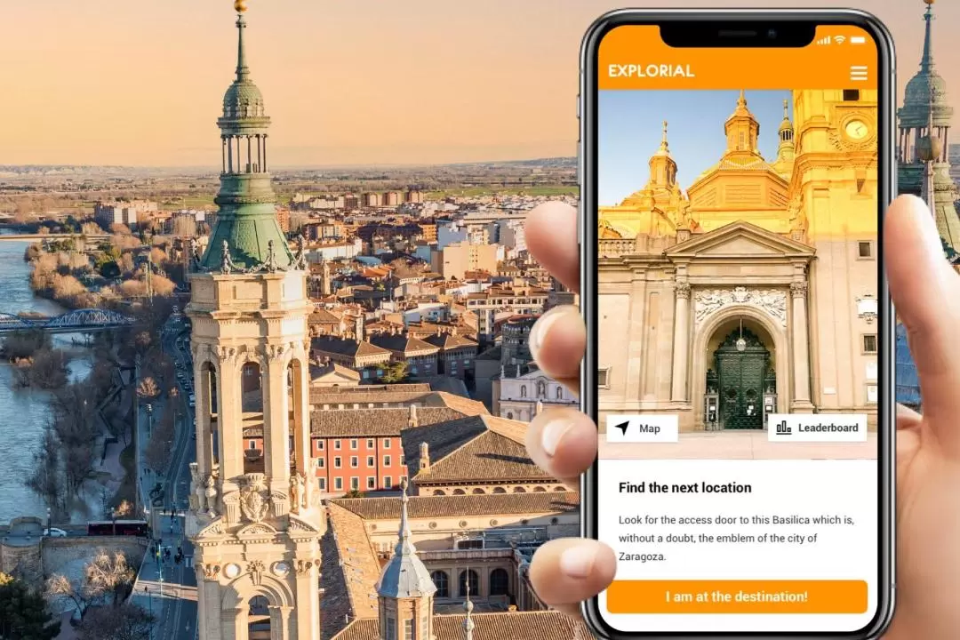 Private Zaragoza Scavenger Hunt and Sights Self-Guided Trip