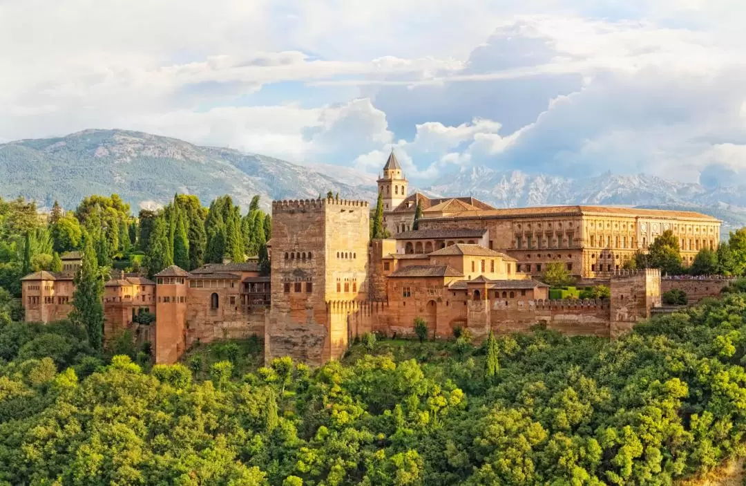 Granada Tour with Alhambra Palace and Generalife Gardens Entrance and Transfers