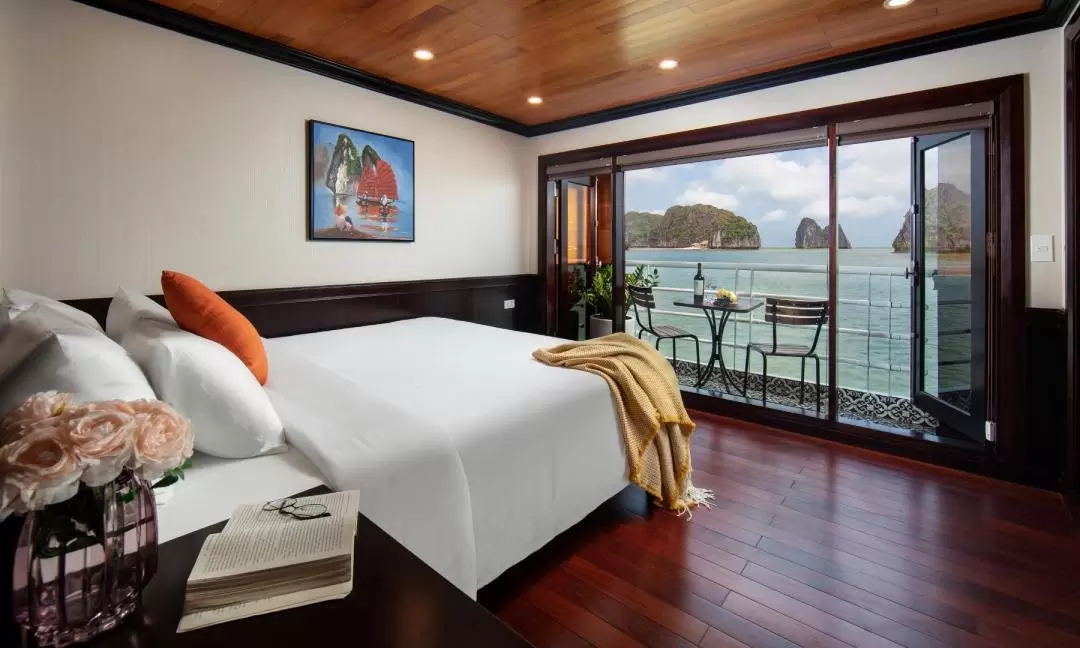 [New Route] 2D1N Ha Long and Lan Ha Bay from Ha Noi by Luxurious Magenta Cruise