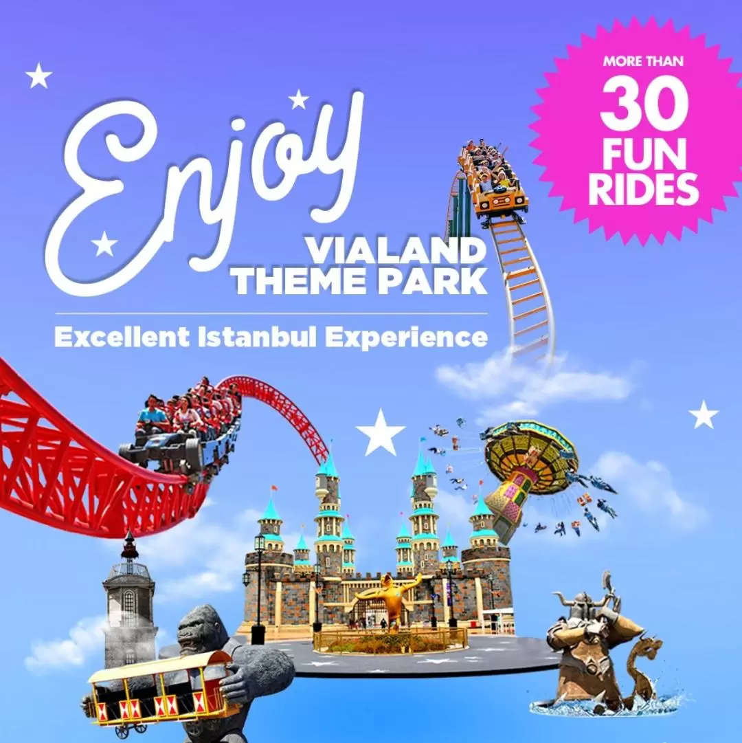 VIALAND Theme Park (Isfanbul) Ticket with Free Shuttle