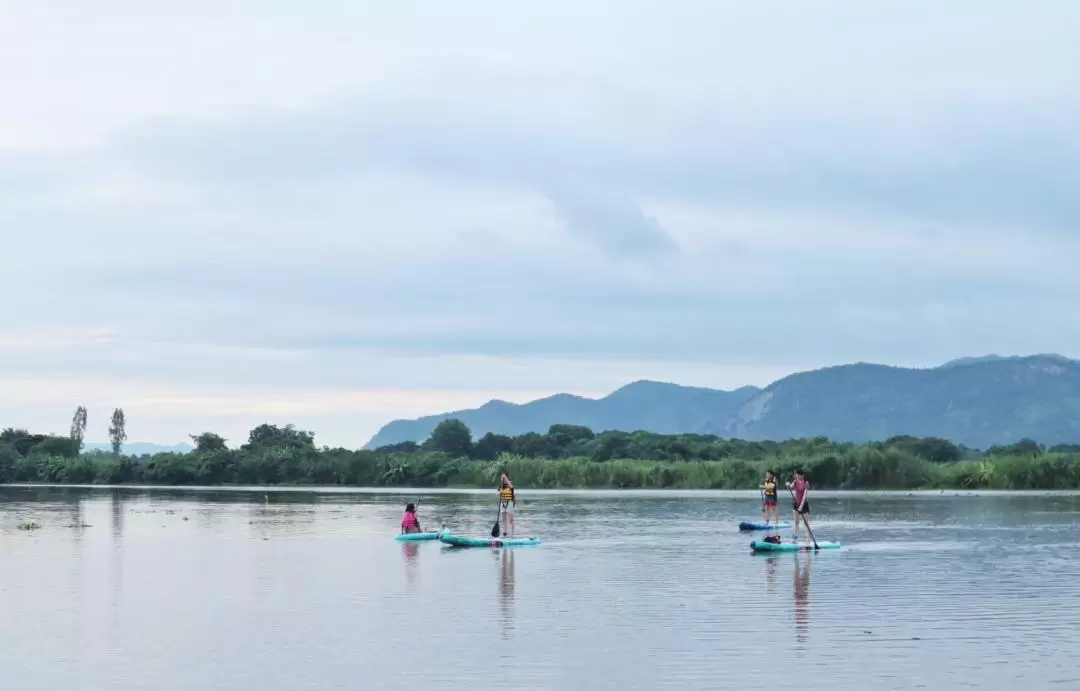 SUP Experience in Kwai River Kanchanaburi by Paddle More Thailand